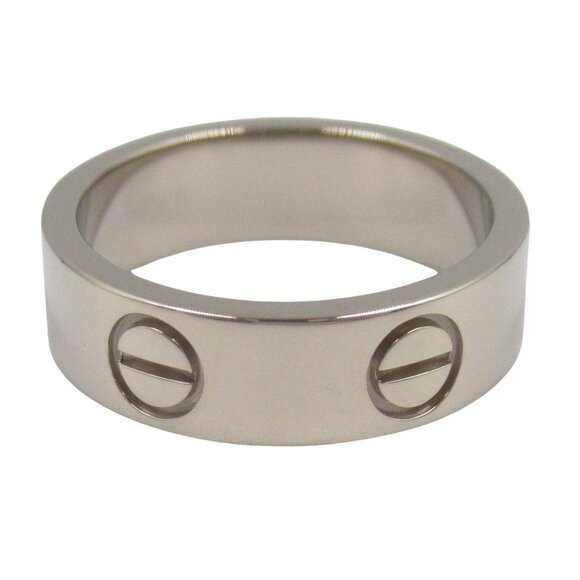 CARTIER 18k White Gold Love Ring - Picture 3 of 10